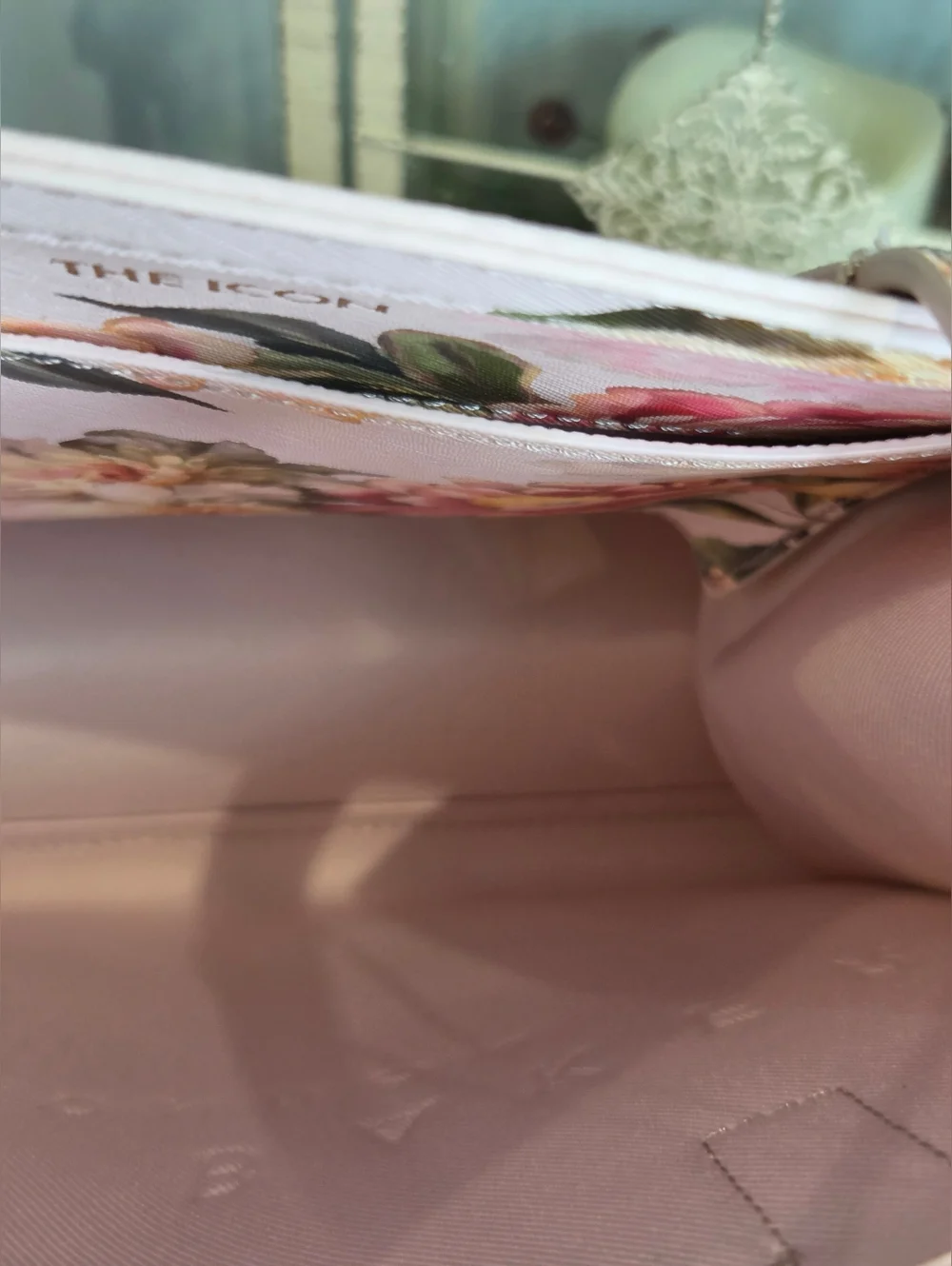 Ted Baker Pink Floral "The Icon" Tote Bag - Picture 5 of 5